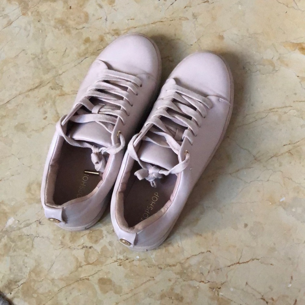 Top shop pink sneakers